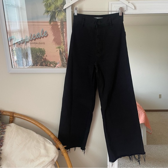 Zara Blogger Favorite The Marine Straight Black Pants - Picture 6 of 8